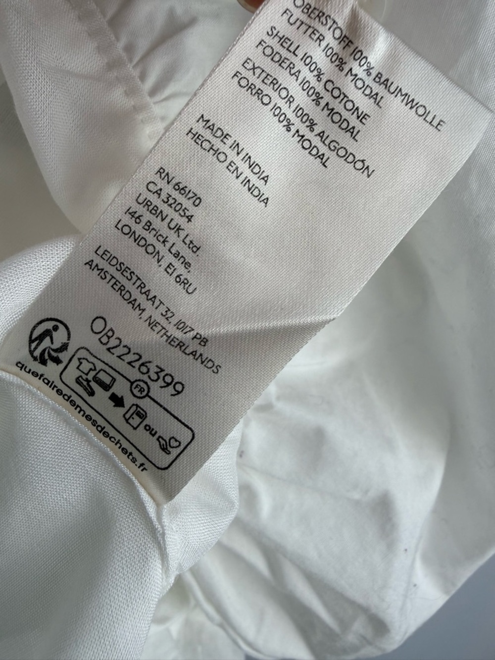 NWT Anthropologie Puff Sleeve Bubble Hem Mini Dress White XXS Coastal Bridal - Picture 10 of 12